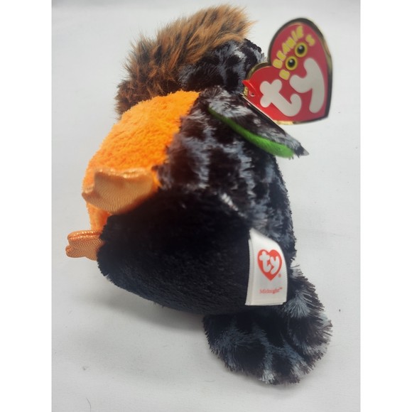 Halloween Ty Beanie Boo Owl "Midnight" - Picture 4 of 5